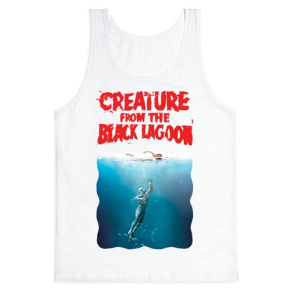 Black Lagoon (Jaws Parody) Tank Top