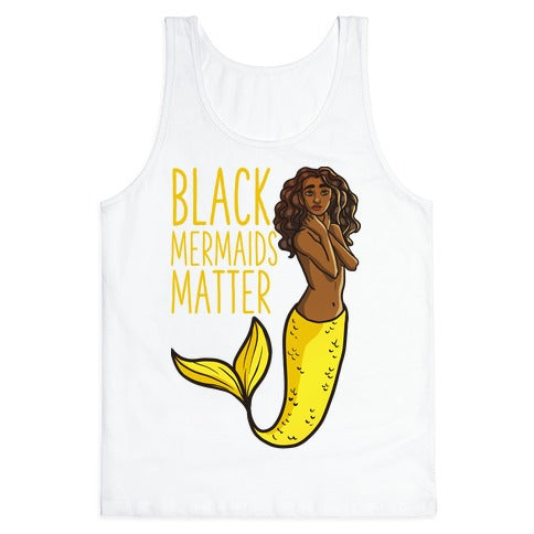 Black Mermaids Matter Tank Top