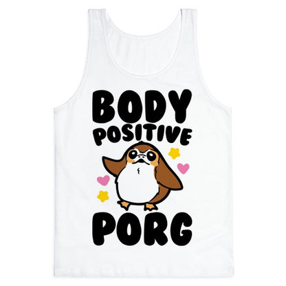 Body Positive Porg Parody Tank Top