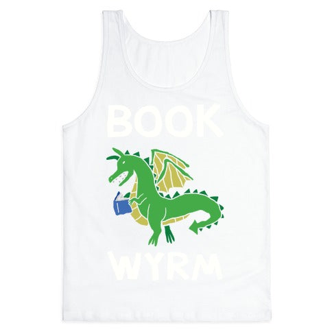 Book Wyrm Dragon Tank Top