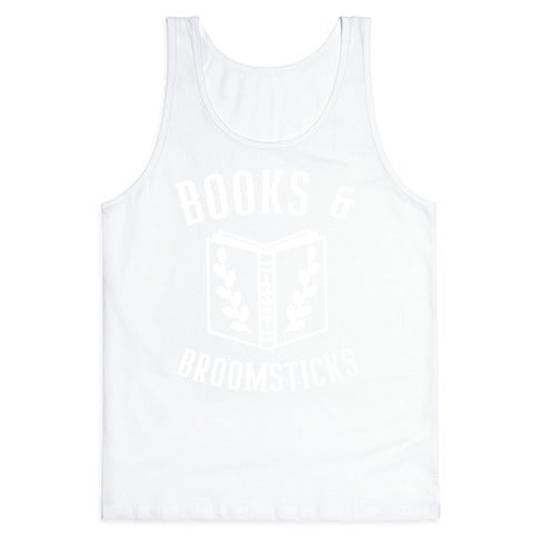 Books And Broomsticks Tank Top