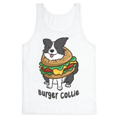 Burger Collie Tank Top