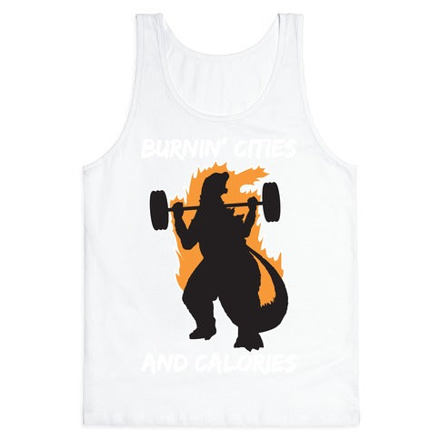 Burnin' Cities And Calories Kaiju Tank Top