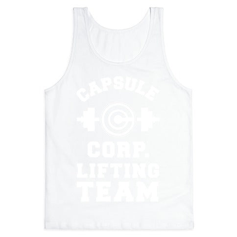 Capsule Corp. Lifting Team Tank Top