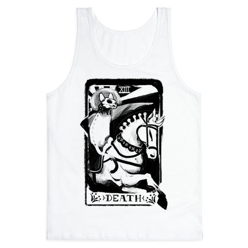 Cat Death Tarot Tank Top