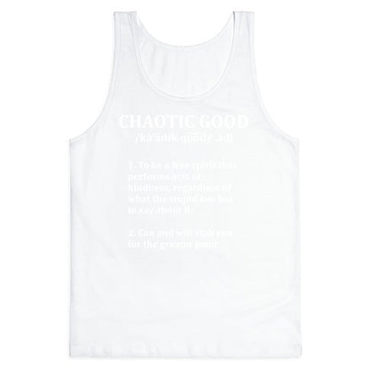 Chaotic Good Definition Tank Top
