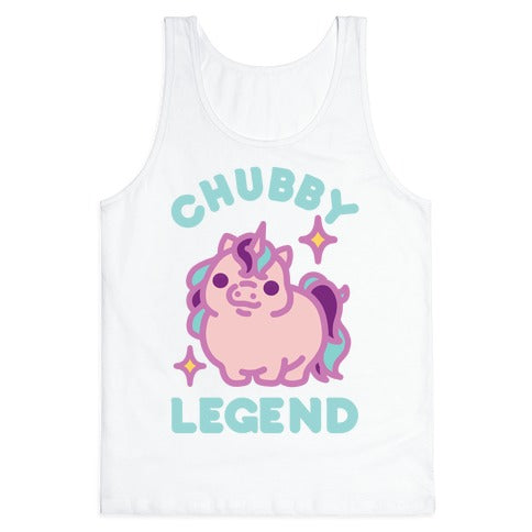 Chubby Legend Unicorn Tank Top