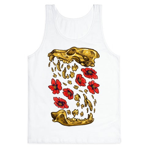 Coyote's Golden Skull Tank Top