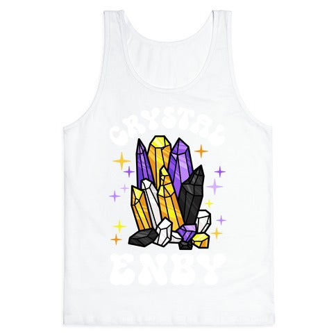 Crystal Enby Tank Top