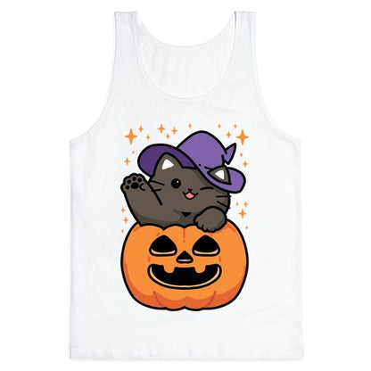 Cute Halloween Cat Tank Top