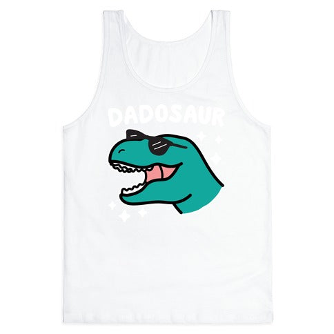 Dadosaur (Dad Dinosaur) Tank Top
