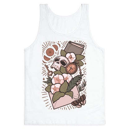 Dark Academia Letter Tank Top