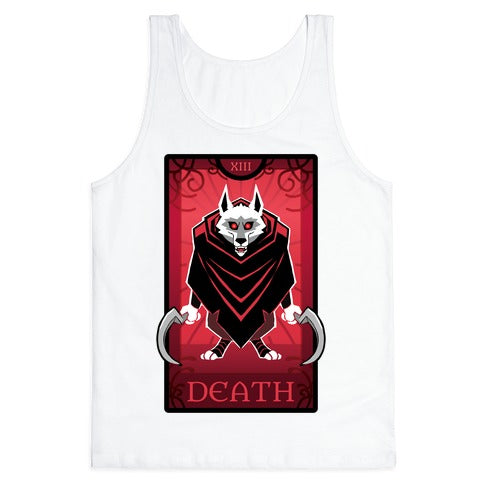 Death Wolf Tarot Tank Top