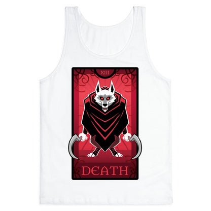 Death Wolf Tarot Tank Top