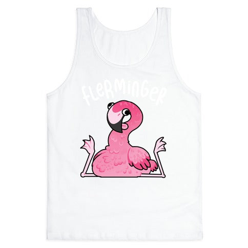 Derpy Flamingo Flerminger Tank Top