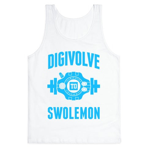 Digivolve to Swolemon! (Light Print) Tank Top