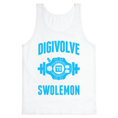 Digivolve to Swolemon! (Light Print) Tank Top