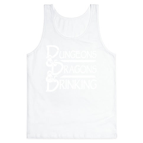 Dungeons & Dragons & Drinking Tank Top