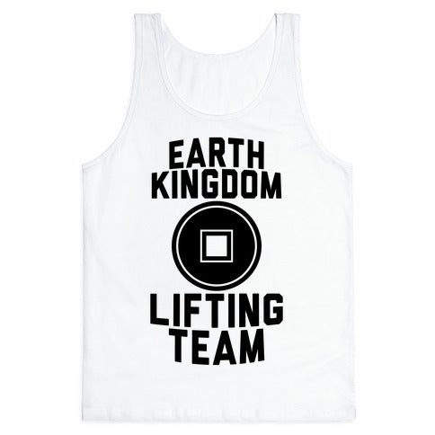 Earth Kingdom Lifting Team Tank Top