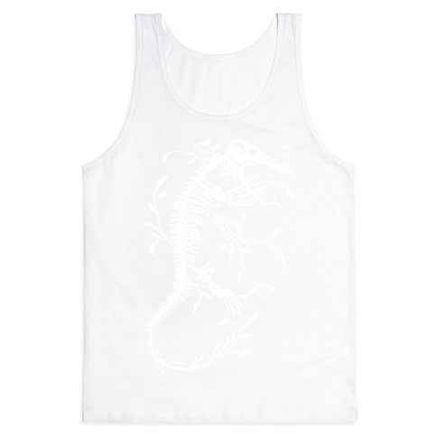 Floral Dinosaur Mosasaur Tank Top