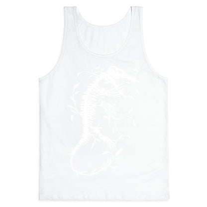 Floral Dinosaur Mosasaur Tank Top