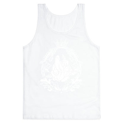 Floral Penis in Baroque Frame Tank Top