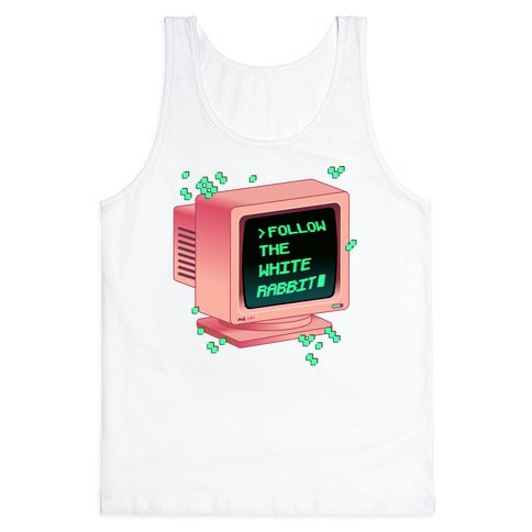 Follow The White Rabbit Tank Top