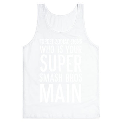 Forget Zodiac Signs, Who is Your Super Smash Bros Main Tank Top