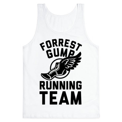 Forrest Gump Running Team Tank Top