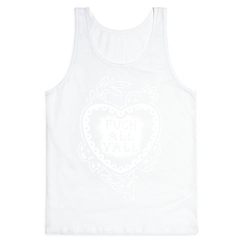 Fuck All Y'all Old School Tattoo Tank Top