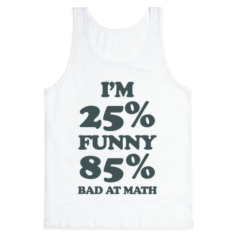 Funny/Math Ratio  Tank Top