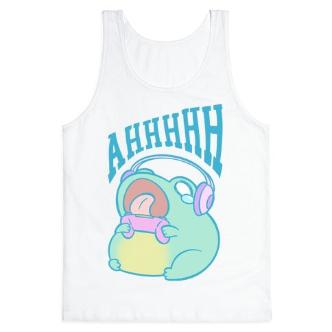 Gamer Frog Scream Tank Top