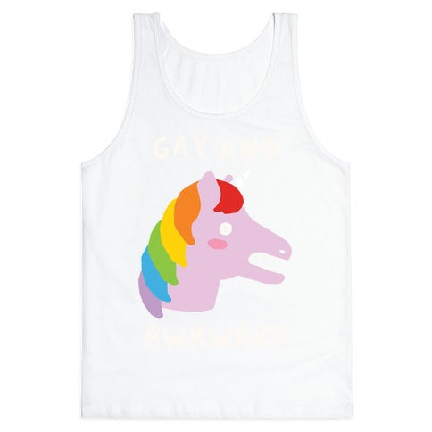 Gay And Awkward Tank Top