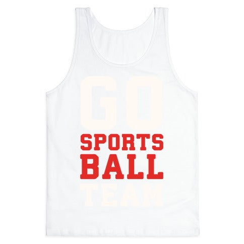 Go Sports Ball Tank Top