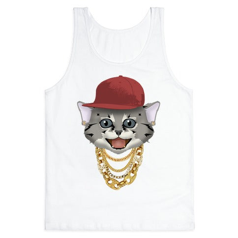 Gucci Links, Gangsta Cat Tank Top