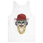Gucci Links, Gangsta Cat Tank Top