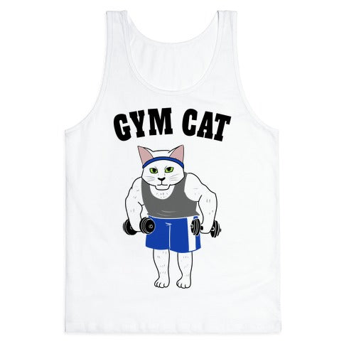 Gym Cat Tank Top