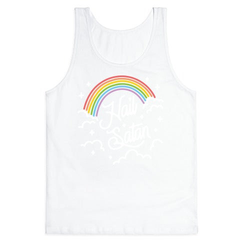 Hail Satan Rainbow Tank Top