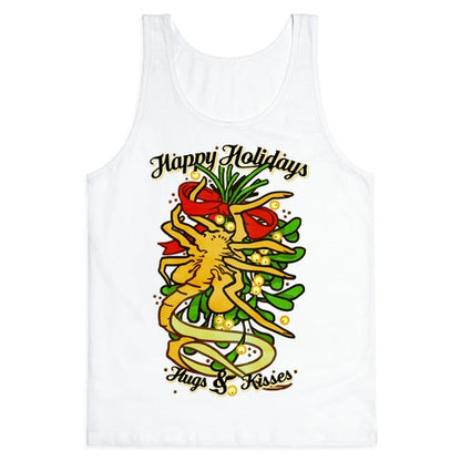 Happy Holidays Hugs and Kisses Tank Top