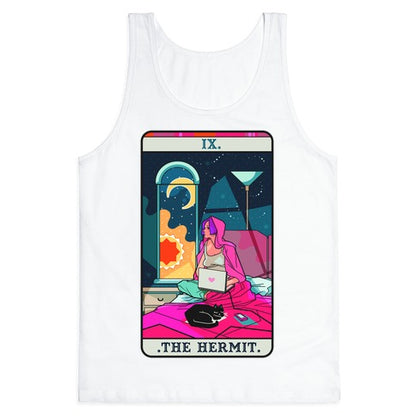 Hermit Tarot Card Tank Top