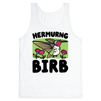 Hermurng Birb Derpy Hummingbird Tank Top
