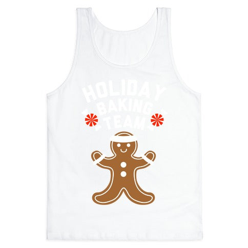 Holiday Baking Team (White Ink) Tank Top