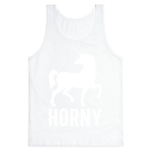 Horny Unicorn Tank Top