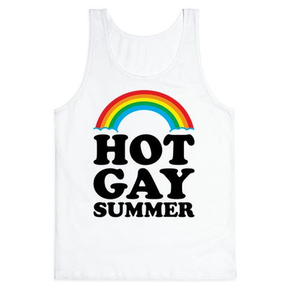 Hot Gay Summer Parody Tank Top