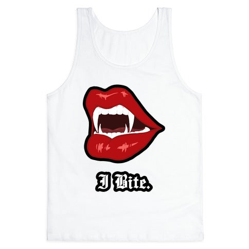 I Bite. Tank Top