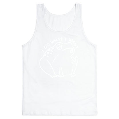 I Do What I Want Frog Tank Top