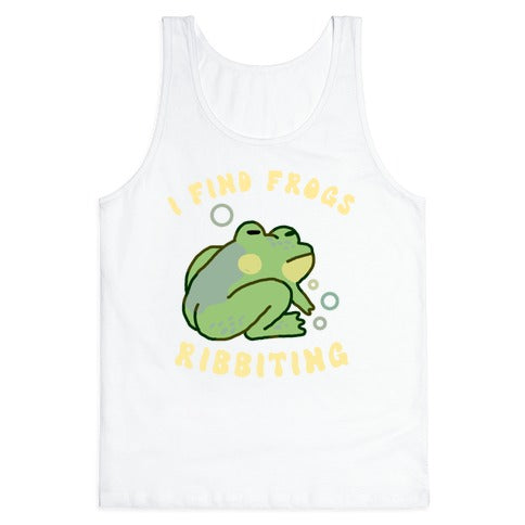 I Find Frogs Ribbiting Tank Top