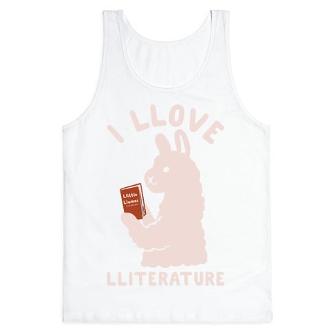 I Llove Lliterature Tank Top
