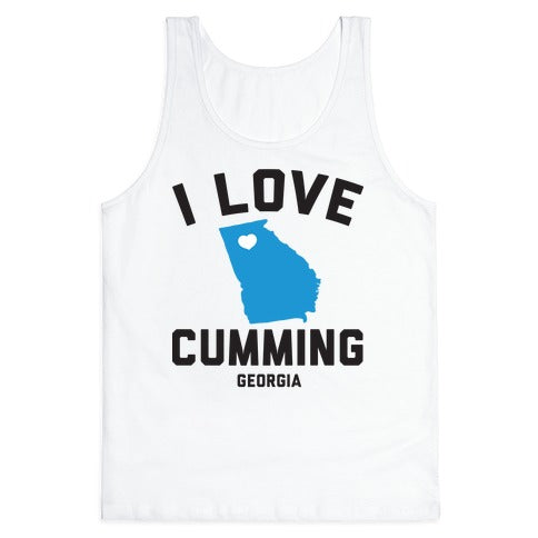 I Love Cumming Georgia Tank Top