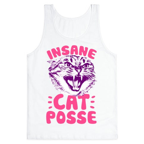 Insane Cat Posse Tank Top